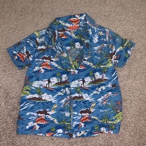 Blue Hawaiian Shirt